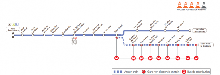 Horaires Ligne L Saint Nom La Breteche