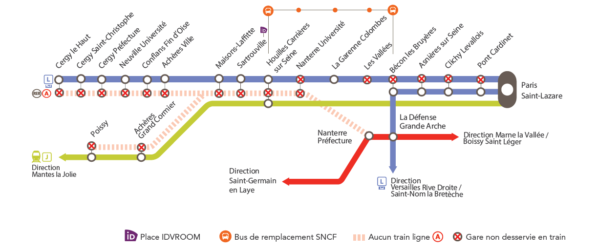 Horaires Ligne L Saint Nom La Breteche