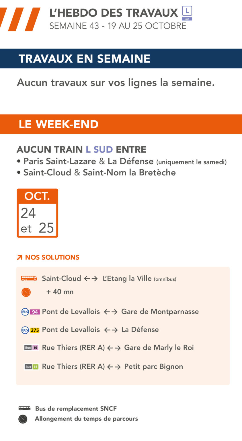 Horaires Ligne L Saint Nom La Breteche