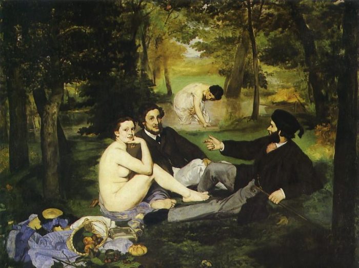 Cette image est la reproduction de l'œuvre de Edouard MANET, "Le déjeuner sur l’herbe" .